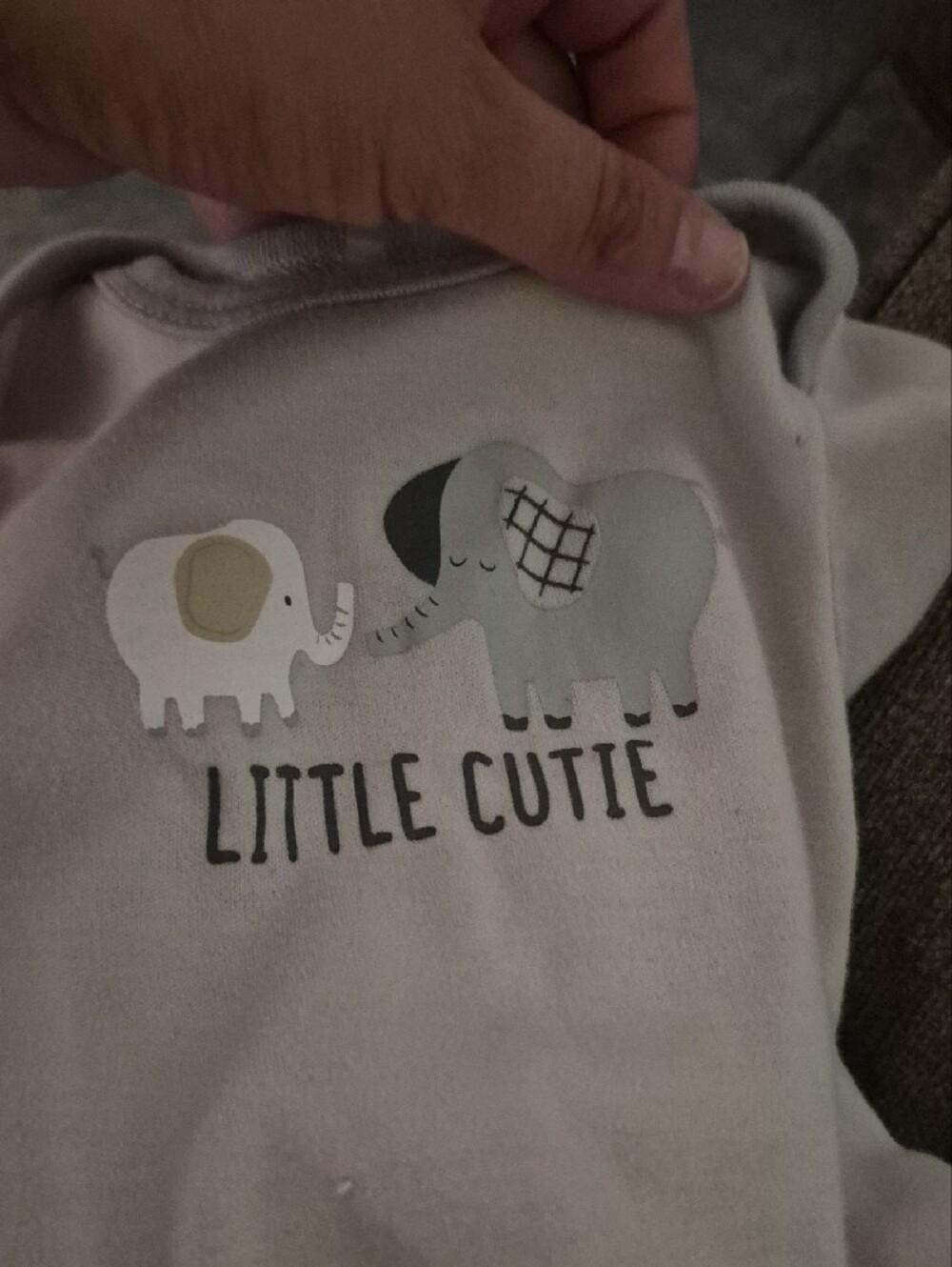 Soft Pastel Baby Matching Set - Light Blue & Cream - Picture 7 of 7